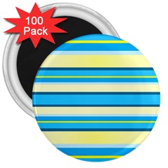 Stripes-3 3  Magnets (100 Pack) by nateshop