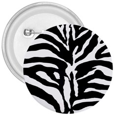 Zebra-black White 3  Buttons by nateshop