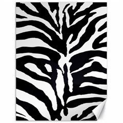 Zebra-black White Canvas 18  X 24  by nateshop