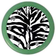 Zebra-black White Color Wall Clock by nateshop