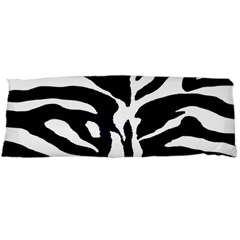 Zebra-black White Body Pillow Case (dakimakura) by nateshop