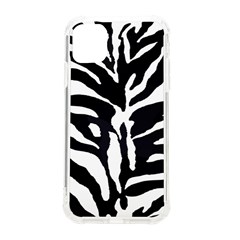 Zebra-black White Iphone 11 Tpu Uv Print Case by nateshop