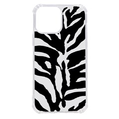 Zebra-black White Iphone 13 Pro Max Tpu Uv Print Case by nateshop