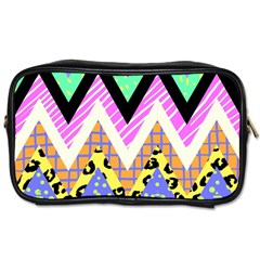 Zigzag-1 Toiletries Bag (two Sides) by nateshop