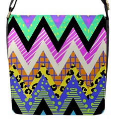 Zigzag-1 Flap Closure Messenger Bag (s) by nateshop