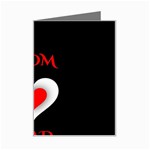 Mom And Dad, Father, Feeling, I Love You, Love Mini Greeting Card Left