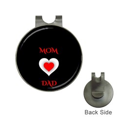 Mom And Dad, Father, Feeling, I Love You, Love Hat Clips With Golf Markers by nateshop