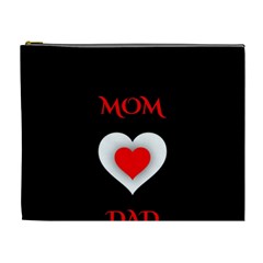 Mom And Dad, Father, Feeling, I Love You, Love Cosmetic Bag (xl) by nateshop