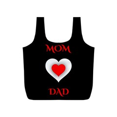 Mom And Dad, Father, Feeling, I Love You, Love Full Print Recycle Bag (s) by nateshop