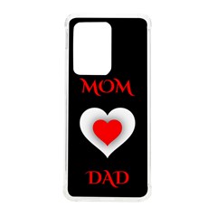 Mom And Dad, Father, Feeling, I Love You, Love Samsung Galaxy S20 Ultra 6 9 Inch Tpu Uv Case by nateshop