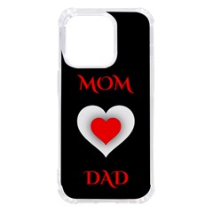Mom And Dad, Father, Feeling, I Love You, Love Iphone 14 Pro Tpu Uv Print Case by nateshop