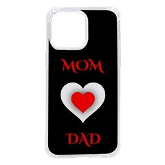 Mom And Dad, Father, Feeling, I Love You, Love Iphone 14 Pro Max Tpu Uv Print Case by nateshop