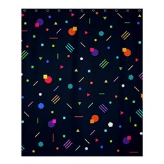 Abstract Minimalism Digital Art, Shower Curtain 60  X 72  (medium)  by nateshop