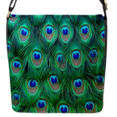 Feather, Bird, Pattern, Peacock, Texture Flap Closure Messenger Bag (s) by nateshop