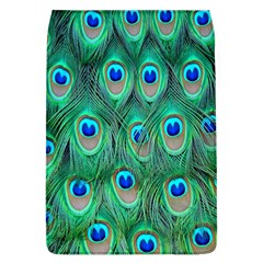 Feather, Bird, Pattern, Peacock, Texture Removable Flap Cover (l) by nateshop