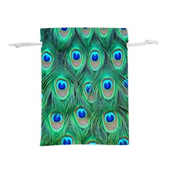 Feather, Bird, Pattern, Peacock, Texture Lightweight Drawstring Pouch (m) by nateshop