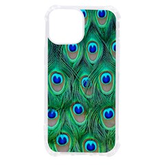 Feather, Bird, Pattern, Peacock, Texture Iphone 13 Mini Tpu Uv Print Case by nateshop