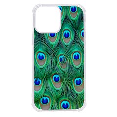 Feather, Bird, Pattern, Peacock, Texture Iphone 13 Pro Max Tpu Uv Print Case by nateshop