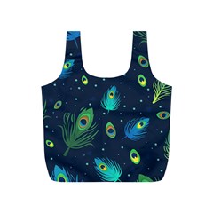 Feather, Bird, Pattern, Full Print Recycle Bag (s) by nateshop