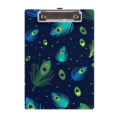 Feather, Bird, Pattern, A5 Acrylic Clipboard by nateshop