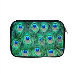 Peacock Feathers, Bonito, Bird, Blue, Colorful, Feathers Apple Macbook Pro 15  Zipper Case by nateshop