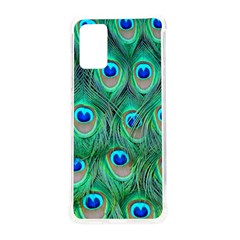 Peacock Feathers, Bonito, Bird, Blue, Colorful, Feathers Samsung Galaxy S20plus 6 7 Inch Tpu Uv Case by nateshop