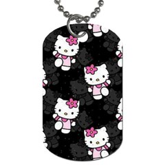Hello Kitty, Pattern, Supreme Dog Tag (two Sides) by nateshop