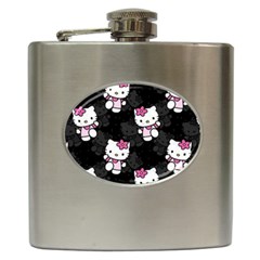 Hello Kitty, Pattern, Supreme Hip Flask (6 Oz) by nateshop