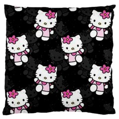 Hello Kitty, Pattern, Supreme Large Cushion Case (two Sides) by nateshop