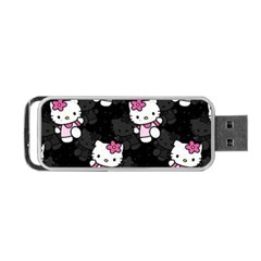 Hello Kitty, Pattern, Supreme Portable Usb Flash (two Sides) by nateshop