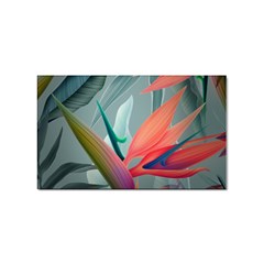Beauty, Flowers, Green, Huawei Mate Sticker (rectangular)