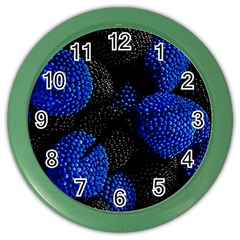 Berry, One,berry Blue Black Color Wall Clock