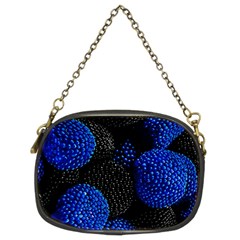 Berry, One,berry Blue Black Chain Purse (two Sides)