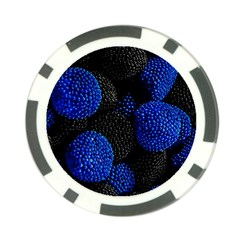 Berry, One,berry Blue Black Poker Chip Card Guard by nateshop