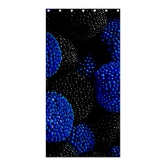 Berry, One,berry Blue Black Shower Curtain 36  X 72  (stall)  by nateshop