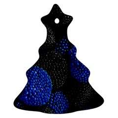 Berry, One,berry Blue Black Christmas Tree Ornament (two Sides) by nateshop