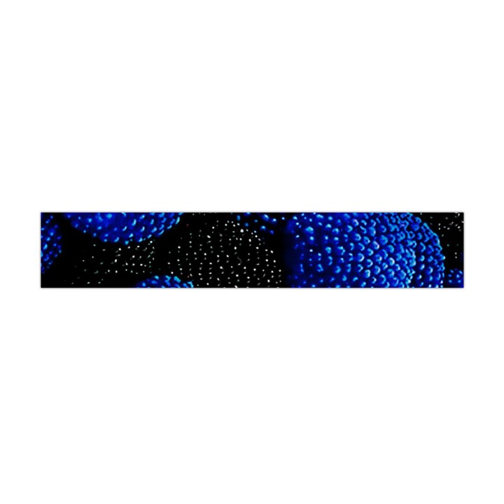 Berry, One,berry Blue Black Premium Plush Fleece Scarf (Mini)