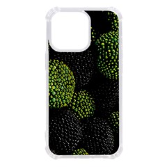 Berry,note, Green, Raspberries Iphone 13 Pro Tpu Uv Print Case