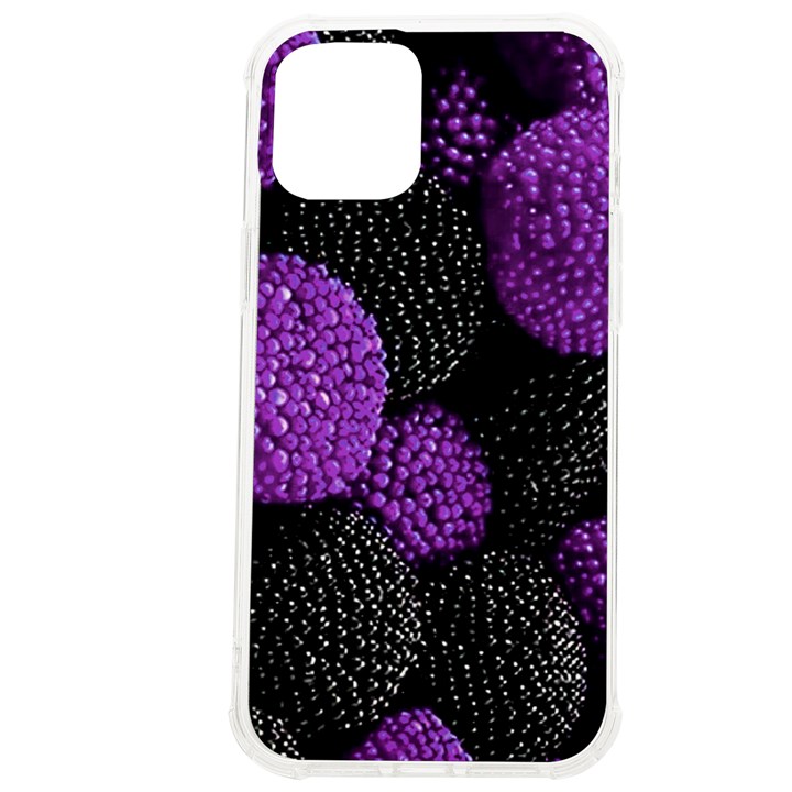 Berry,raspberry, Plus, One iPhone 12 Pro max TPU UV Print Case