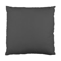 Gray, Color, Background, Monochrome, Minimalism Standard Cushion Case (one Side) by nateshop