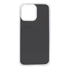 Gray, Color, Background, Monochrome, Minimalism Iphone 14 Pro Max Tpu Uv Print Case