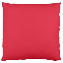 Pink, Color, Background, Monochromic, Minimalism Standard Premium Plush Fleece Cushion Case (one Side) by nateshop