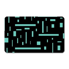 Rectangles, Cubes, Forma Magnet (rectangular) by nateshop