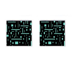 Rectangles, Cubes, Forma Cufflinks (square) by nateshop