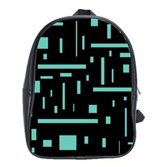 Rectangles, Cubes, Forma School Bag (large) by nateshop