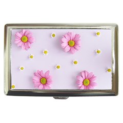 Springpurple Flower On A Purple Background Cigarette Money Case by nateshop