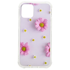 Springpurple Flower On A Purple Background iPhone 12 mini TPU UV Print Case	