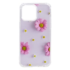 Springpurple Flower On A Purple Background iPhone 14 Pro Max TPU UV Print Case