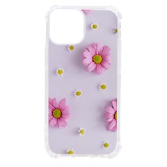 Springpurple Flower On A Purple Background Iphone 13 Mini Tpu Uv Print Case