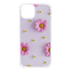 Springpurple Flower On A Purple Background Iphone 13 Tpu Uv Print Case by nateshop